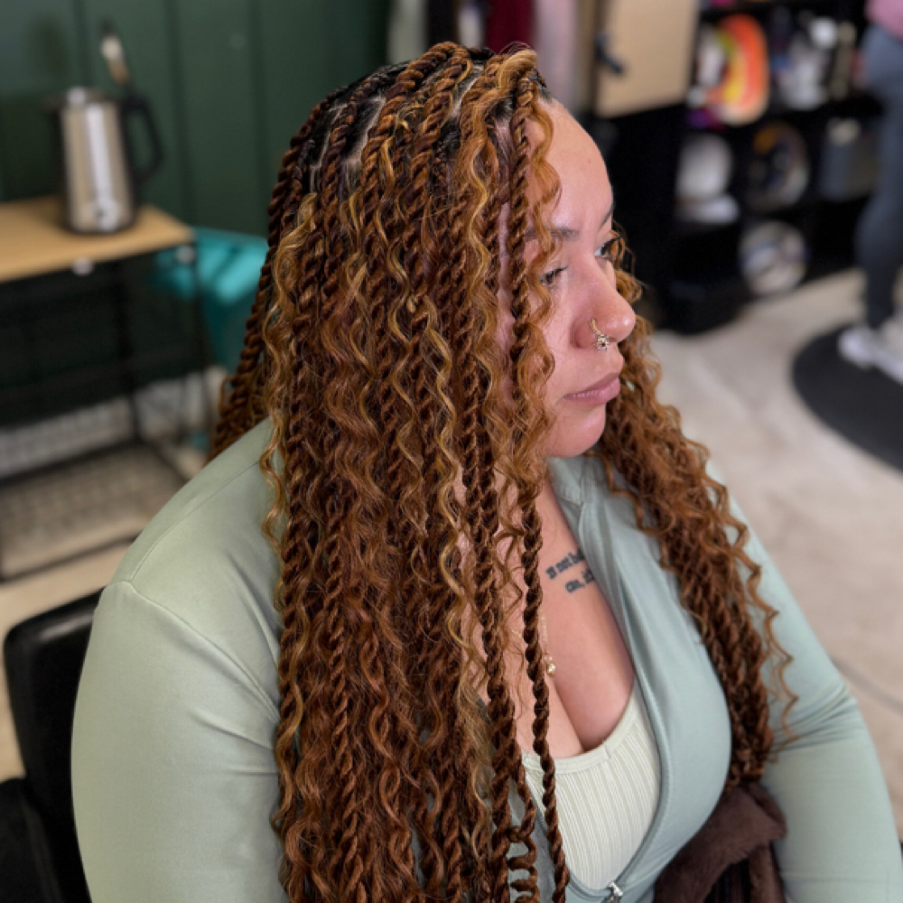 Boho Island Twist at Hair Cartel in South Bend, IN