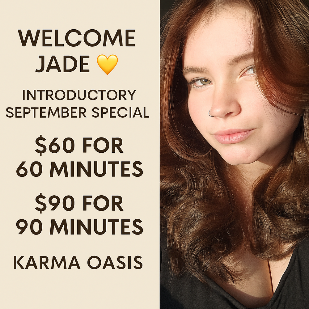 90 min Massage Special with Jade 💛