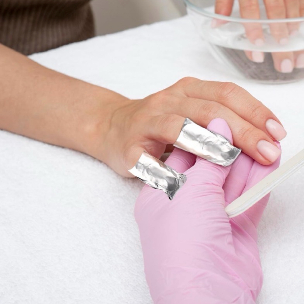 Removal Before A Service at Halo Nail Studio in Grayslake IL, IL