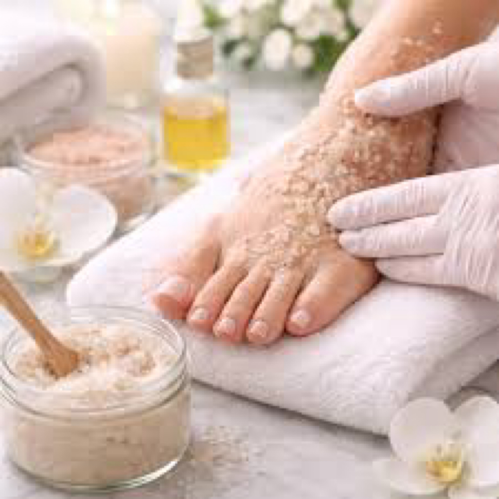 *Himalyan Salt ~Foot & Hand Scrub* at Complexions Esthetics llc in Forked River, NJ