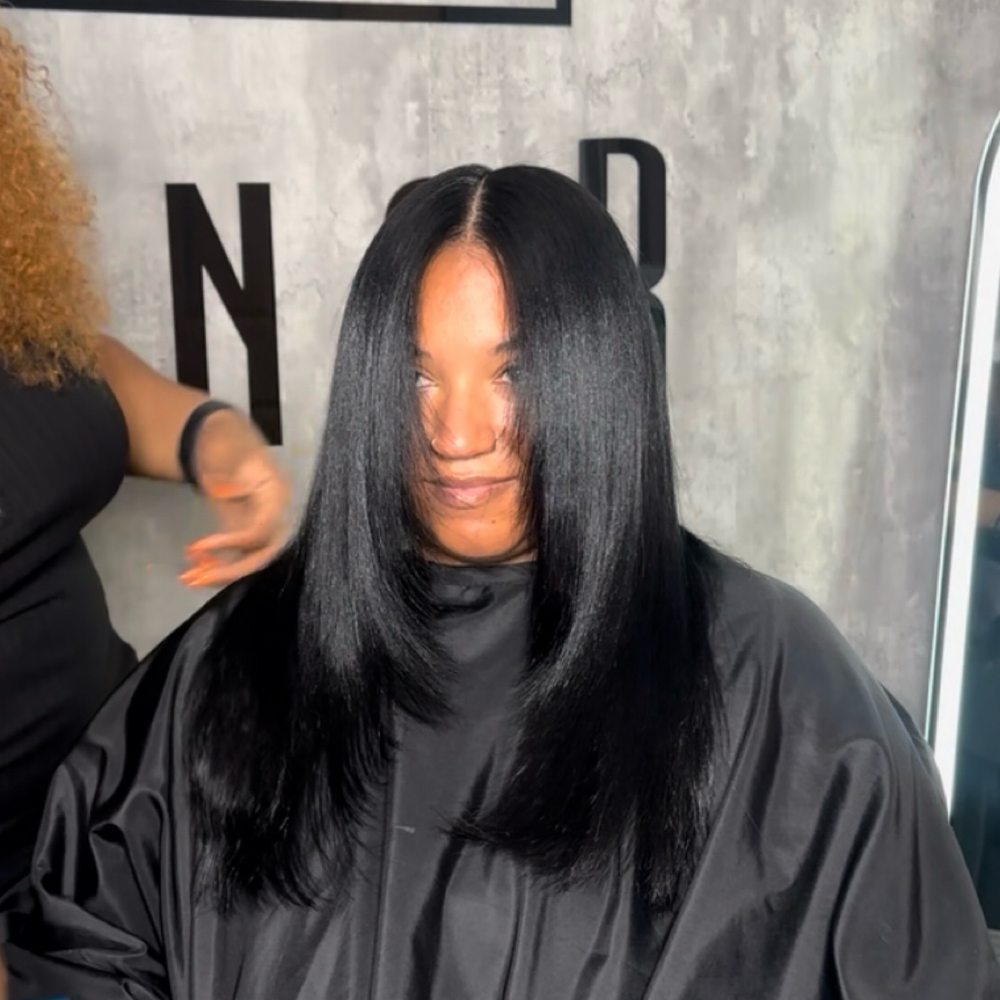 Signature Silk Out-Custom Treatment at Gina B in Blue Ash, OH