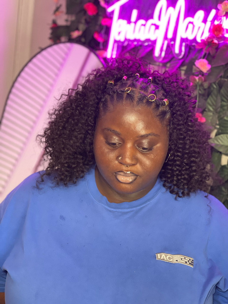 Fulani Style Over Locs & Natural Ha