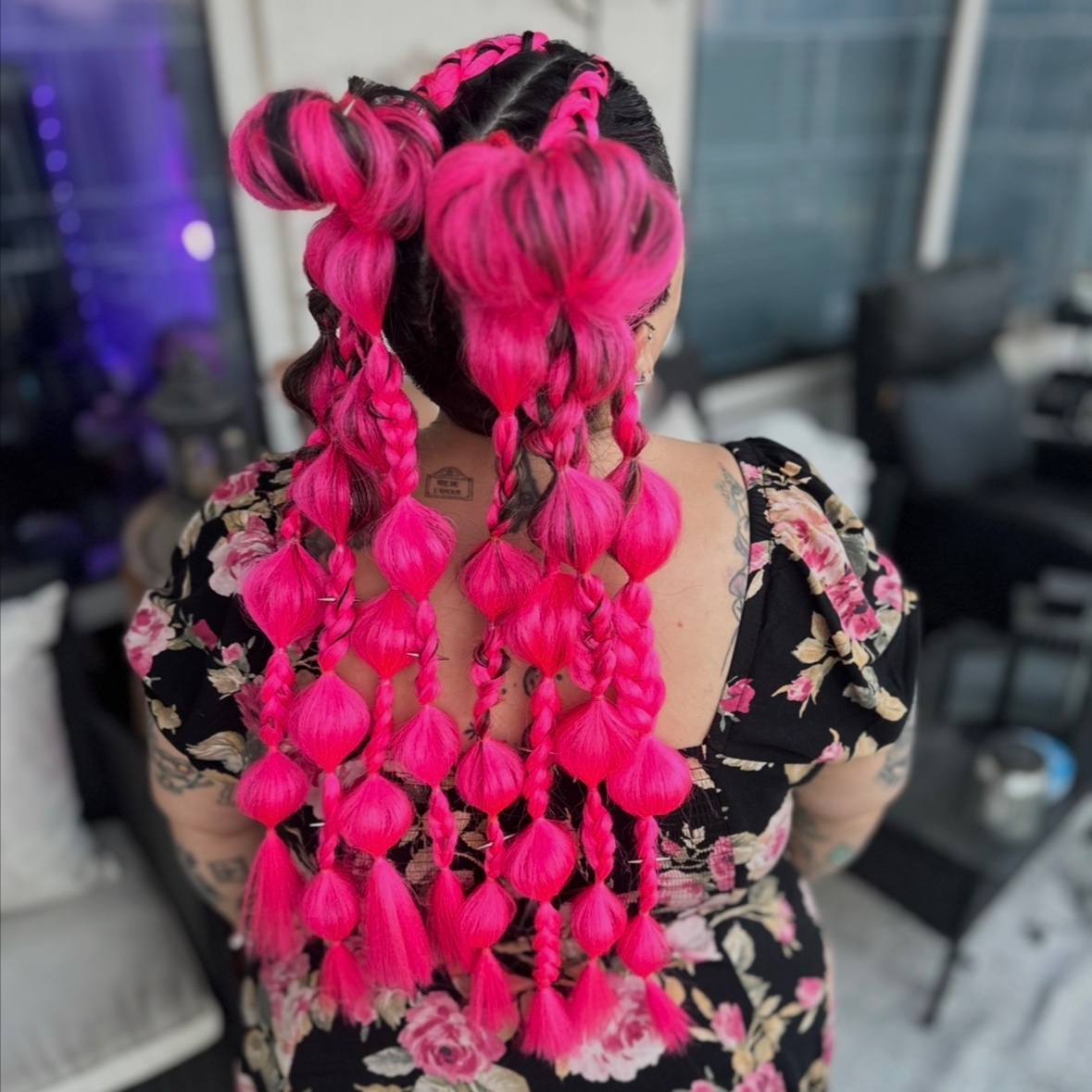 Custom Festival Braids at Glam Up