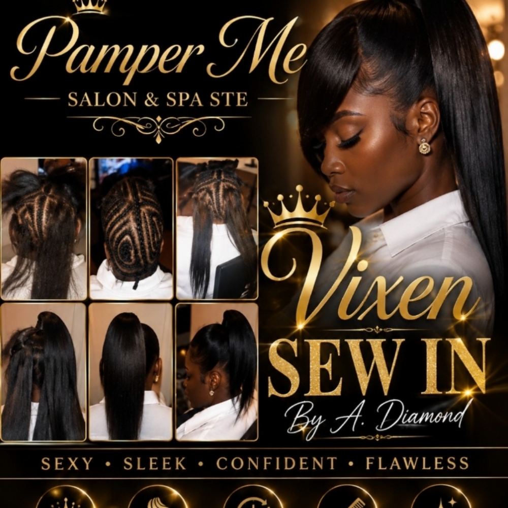 Vixen Sew-in at Pamper Me Salon & Spa Ste in Georgia, GA