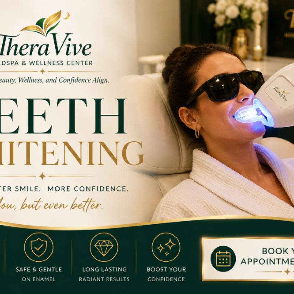 Teeth Whitening at TheraVive MedSpa & Wellness Center in Mansfield, TX