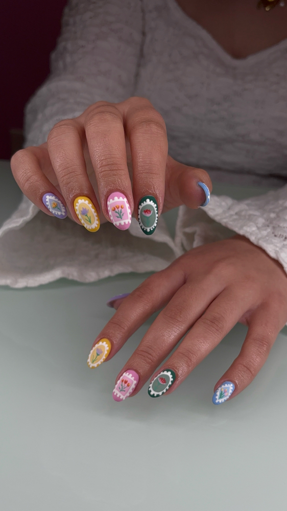 Builder gel manicure