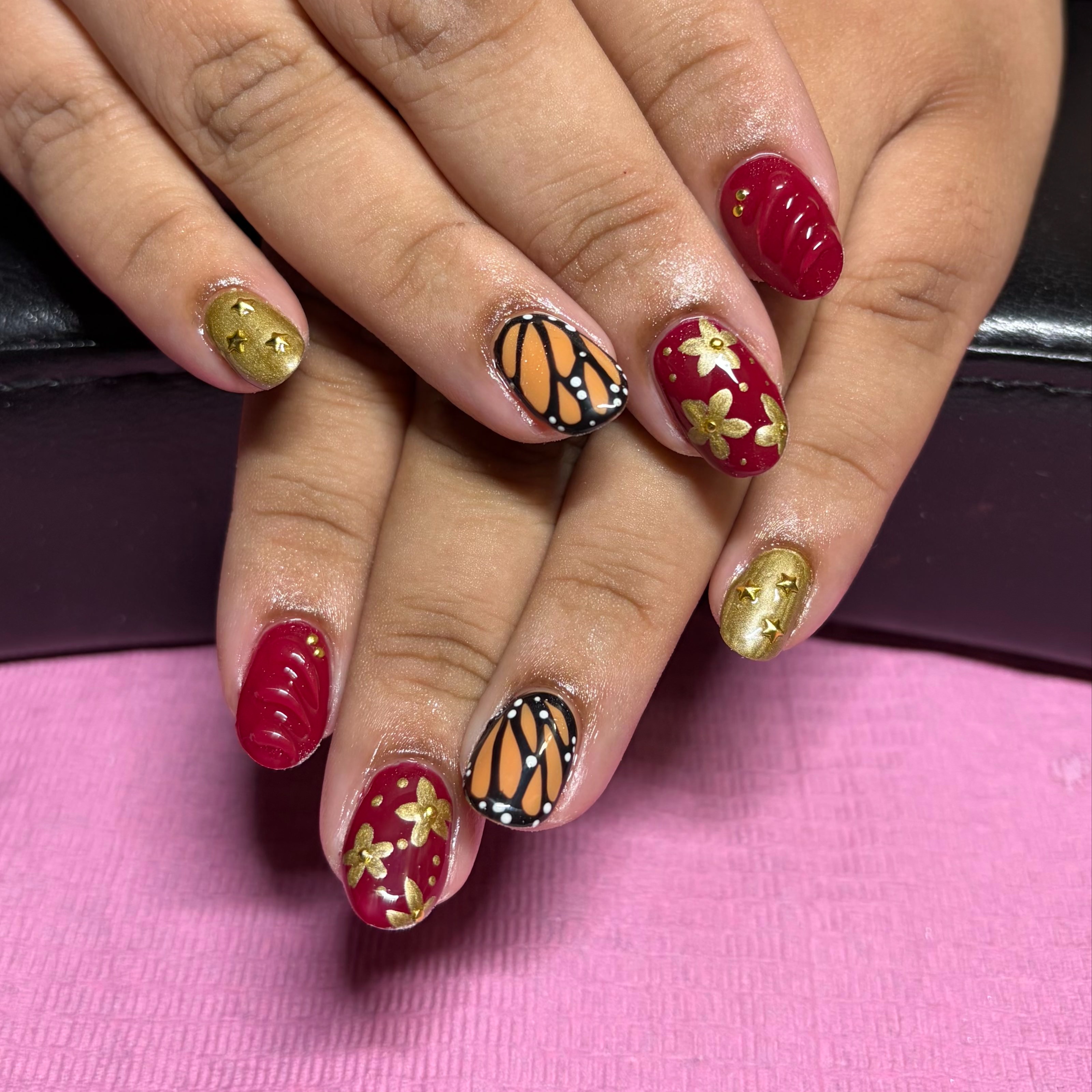Builder Gel Full Design at Nails by Naova in Troy, AL