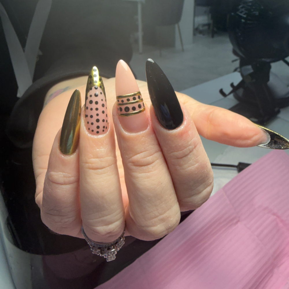 Gel X short at Starz Nail & spa in North Carolina, NC