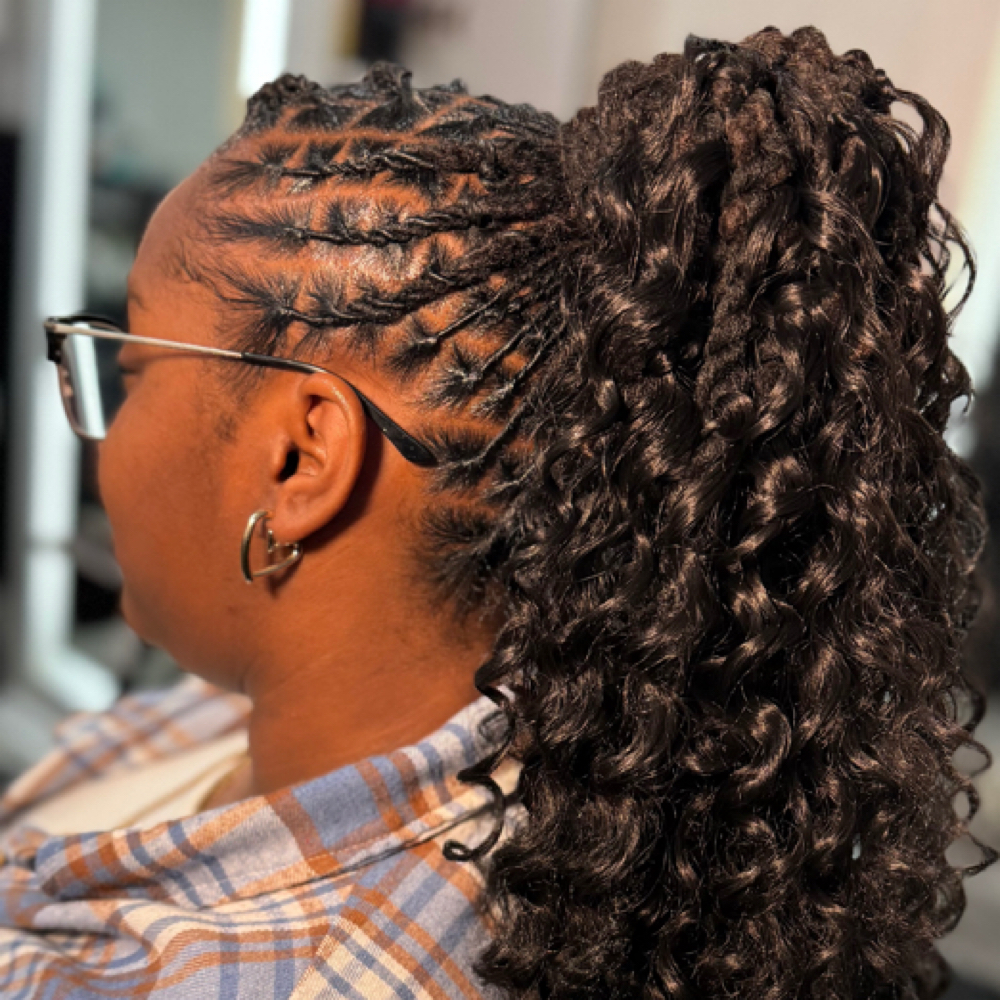 Loc Ponytail (Hair included) at ROYALTY HAIR LOUNGE in Tulsa, OK