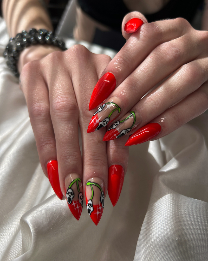 2-4 nails with art 🫶🏻