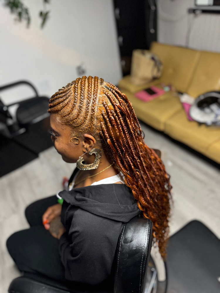 Fulani Braids (Tribal Half&Half)