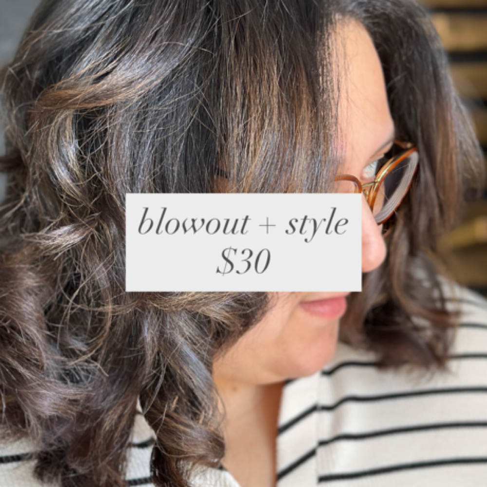 Blowout + Style at Macara Salon + Spa in Joplin, MO