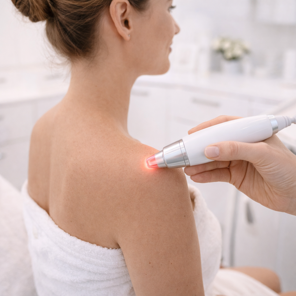 Laser Hair Rmvl Shoulders/PKG at Belle Brow Microblading in Lancaster, PA