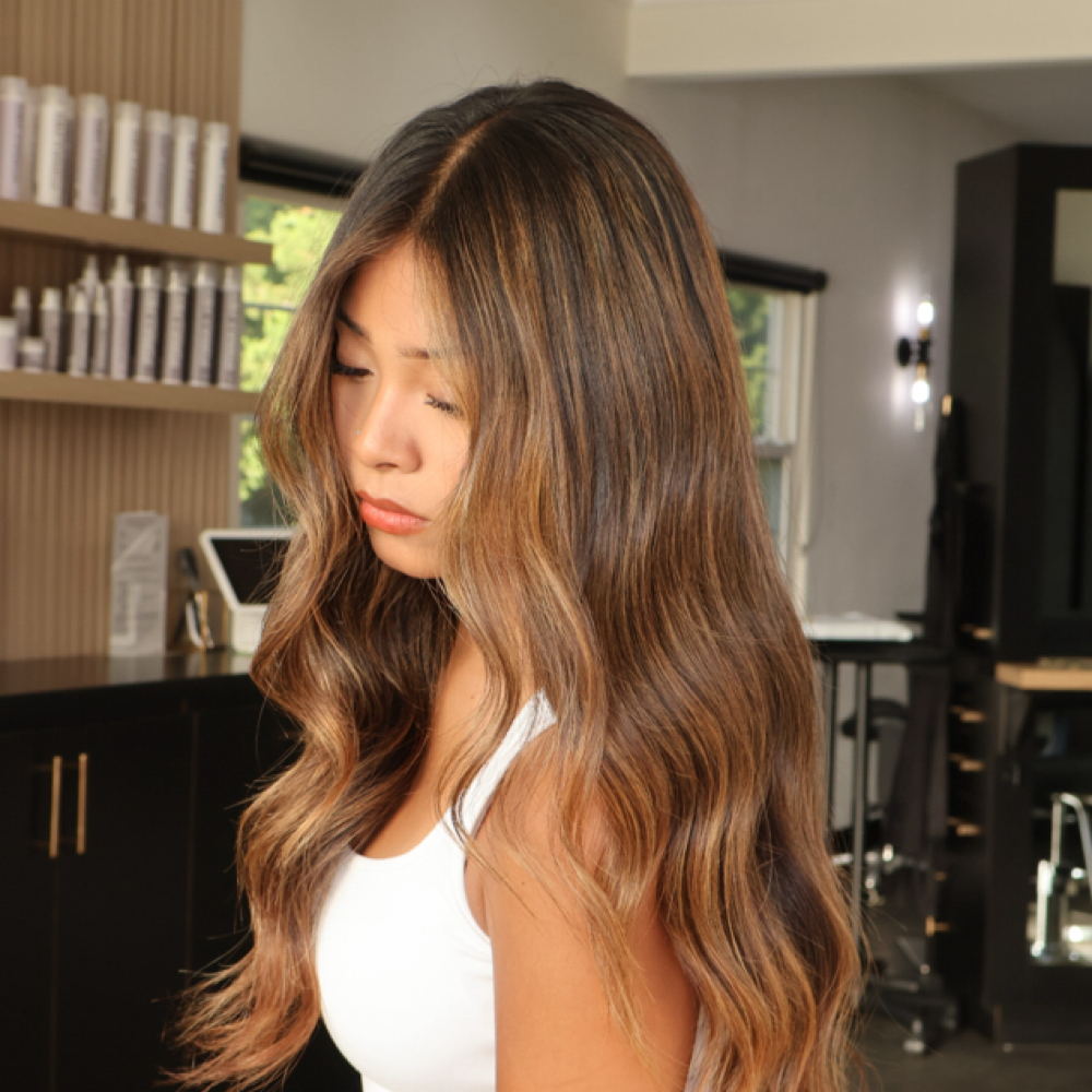 Partial Lived-In Blonding at elise troncoso hair in Brea, CA
