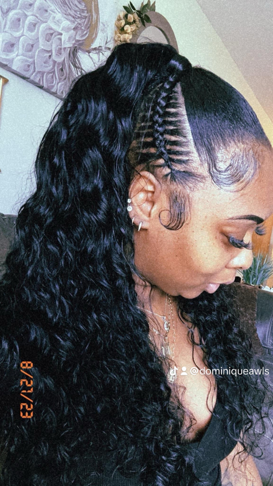 Sleek Ponytail at In The Kut Salon in Toledo, OH