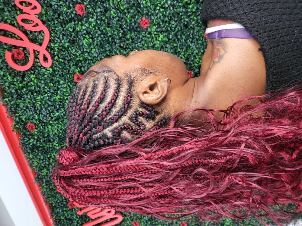 Corrows  Ponytail at @ivtebeautyplace in Suitland  Md, MD