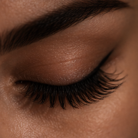 Hybrid Full Set Eyelash Extensions at The Lash Witch in Pensacola, FL