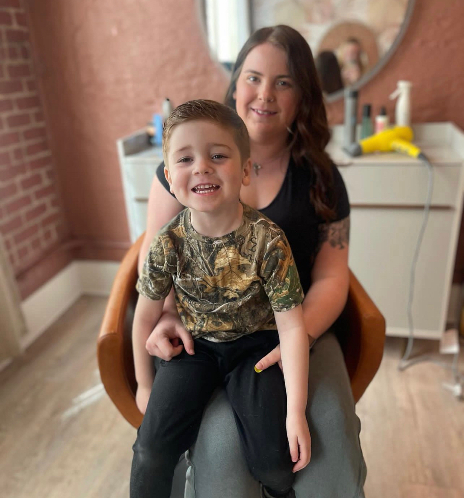 Kids cut at Styles by Sloan in Walnut Cove, NC