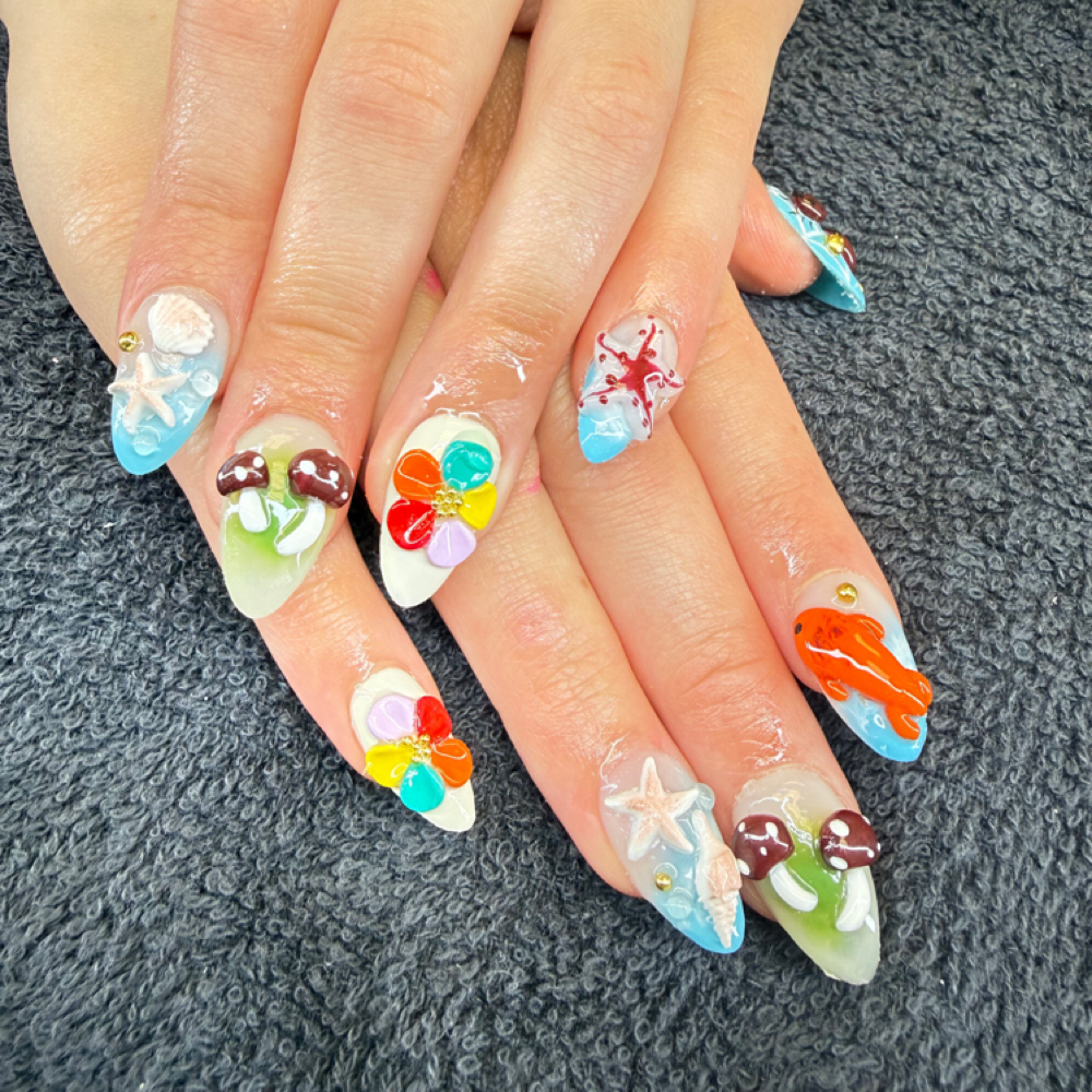Dipping Powder Manicure at Miami Valley nails spa in Cincinnati, OH