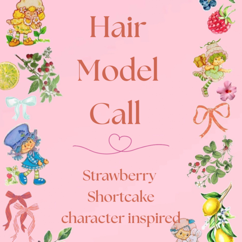 Strawberry Shortcake Model Call at Enchanted Strands By Taylor in Kingsport, TN