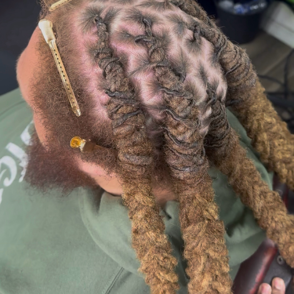 Retwist + Barrel Twist at HairByMykaylah in Union City, GA