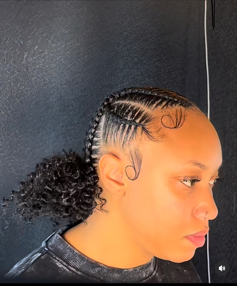 4 Criss Cross  Curly Buns at Snatchedbysnackss in Charlotte, NC