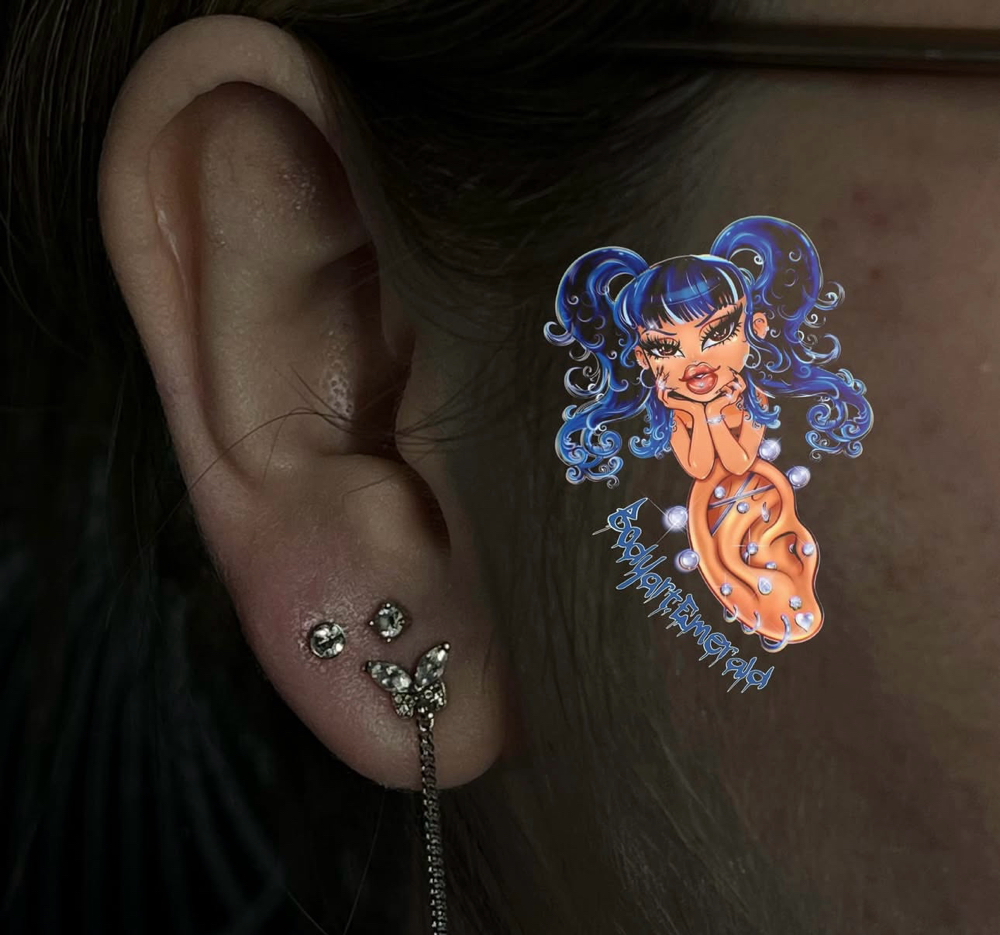 Stacked Lobe (add on) at Bodyart By Emerald Esme 🖤🕷️ in El Centro, CA