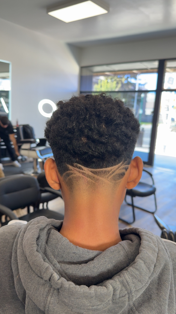 Adult Haircut W/ Design