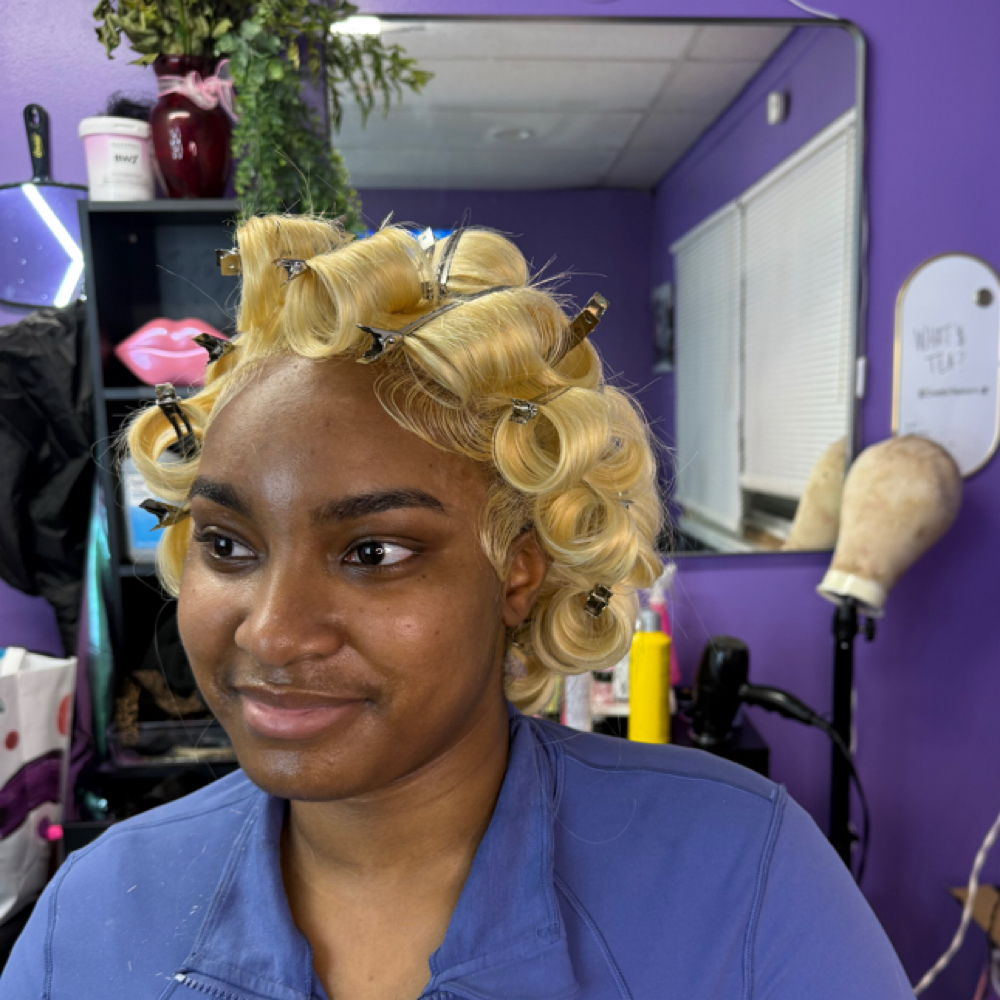 Add Pin Curls To Service at Chanele Xtensions in Millville, NJ