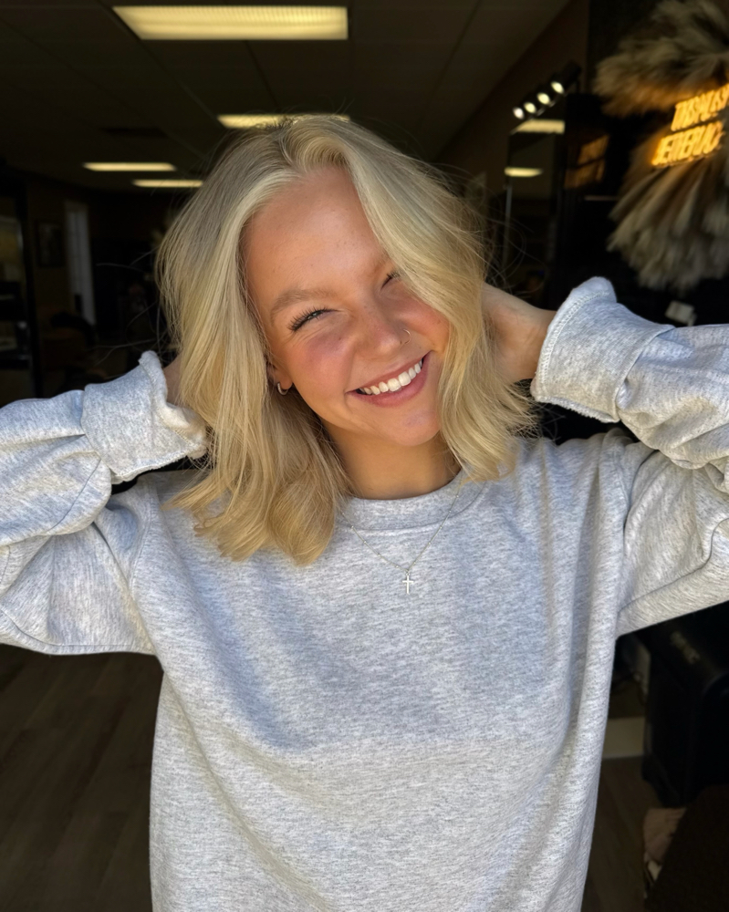 Face Framing Blonding at Mills On Mane in forest city, NC