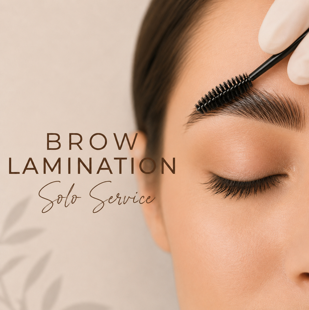 Brow Lamination - Solo Service at Beauty by Chelsea J Waxing • Lashes • Brows • Permanent Jewelry in Riverside, CA