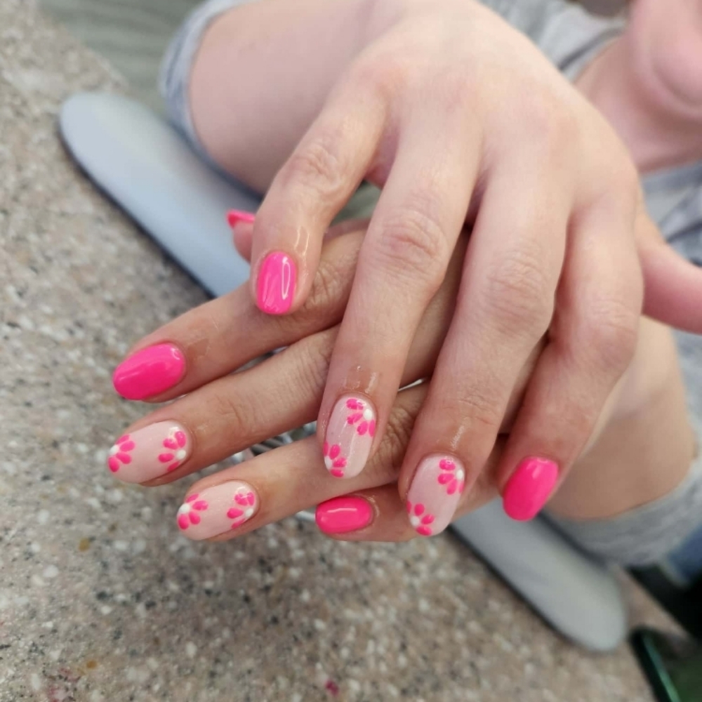 Builder Gel Manicure at Wall Flower Studio in Union Grove, WI