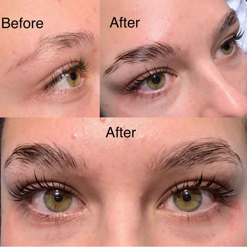 Lash Lift + Brow Lamination + Tint at Everglow Esthetics in Brevard, NC
