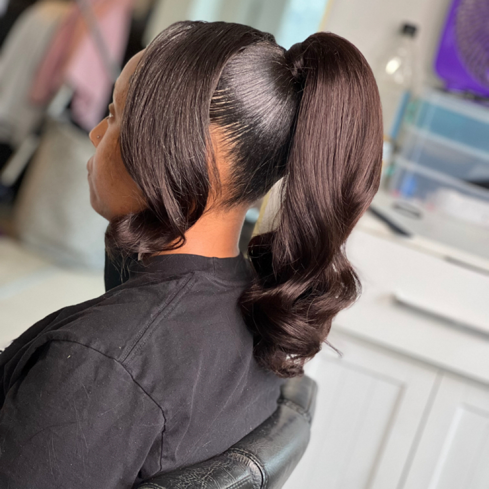 Ponytail at Keona styles in Bayonne, NJ