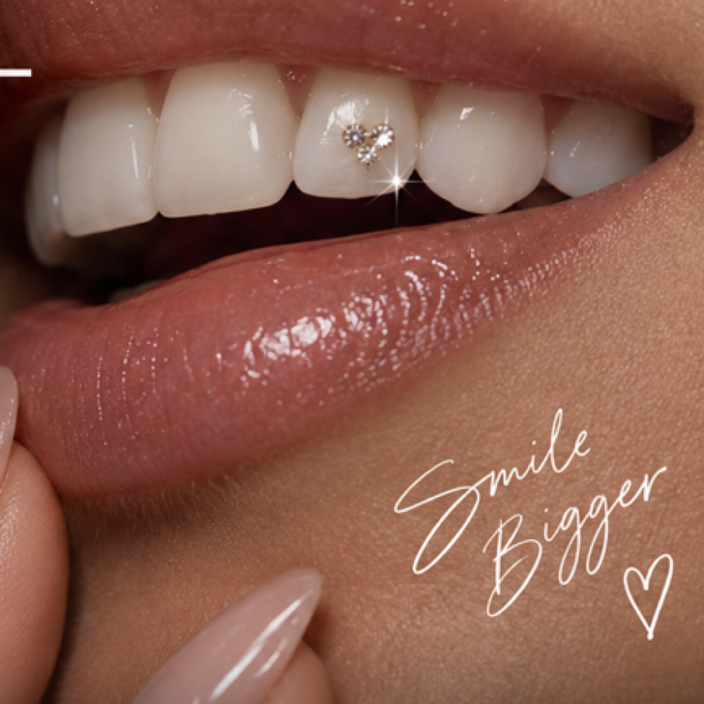 Shaped or Colored Tooth Gem at NailzByVee in Sherman Oaks, CA