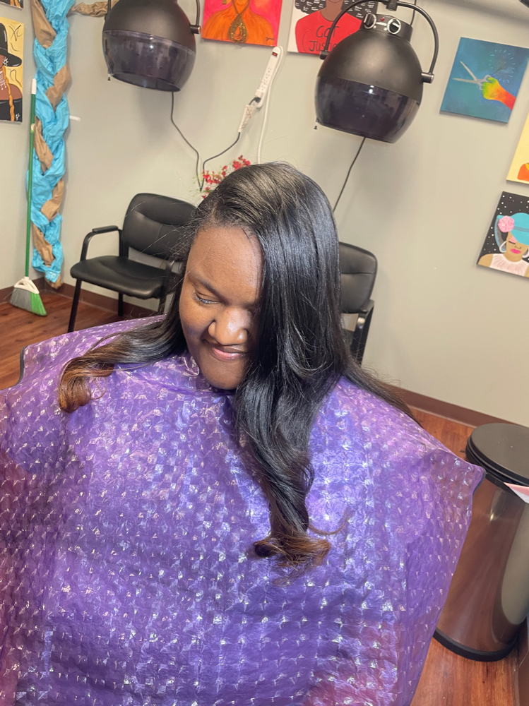 Silk Press (Bra Length)