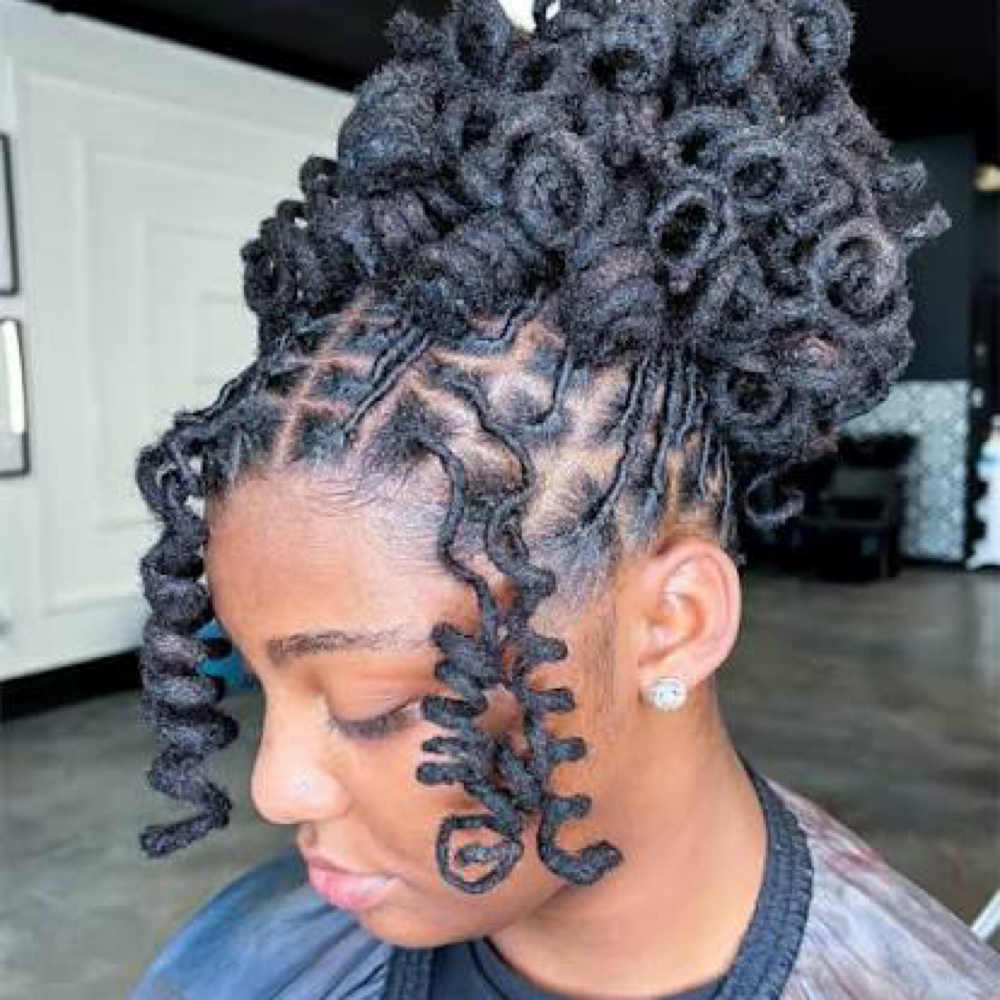 Loc Maintenance (Palm Roll Reg Sz) at SophistaCurlz Hair Restoration Clinic - Weight Loss Center, LLC in Columbia, SC