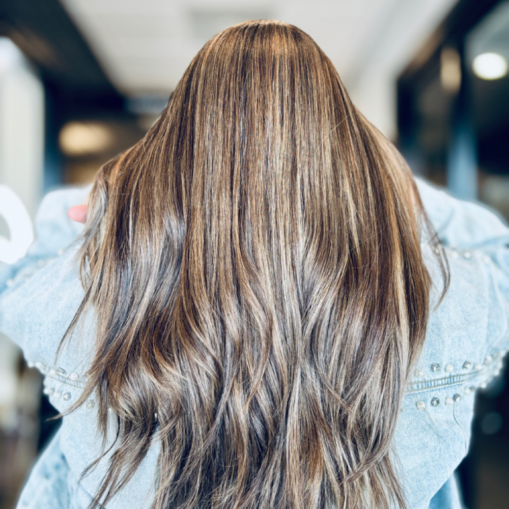 Color, Full HL and Thermal Press at Salon Anaj and Botanicals in Webster, TX