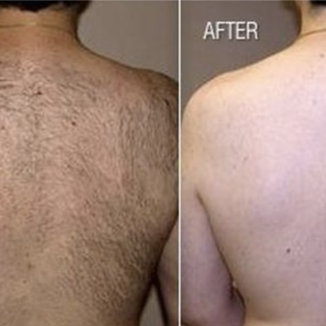 Waxing back at I AM SALON, St. George in St. George, UT