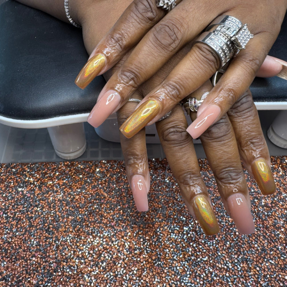 POLYGEL OVERLAY LONG at Koted by Kish Nail Studio in Forney, TX