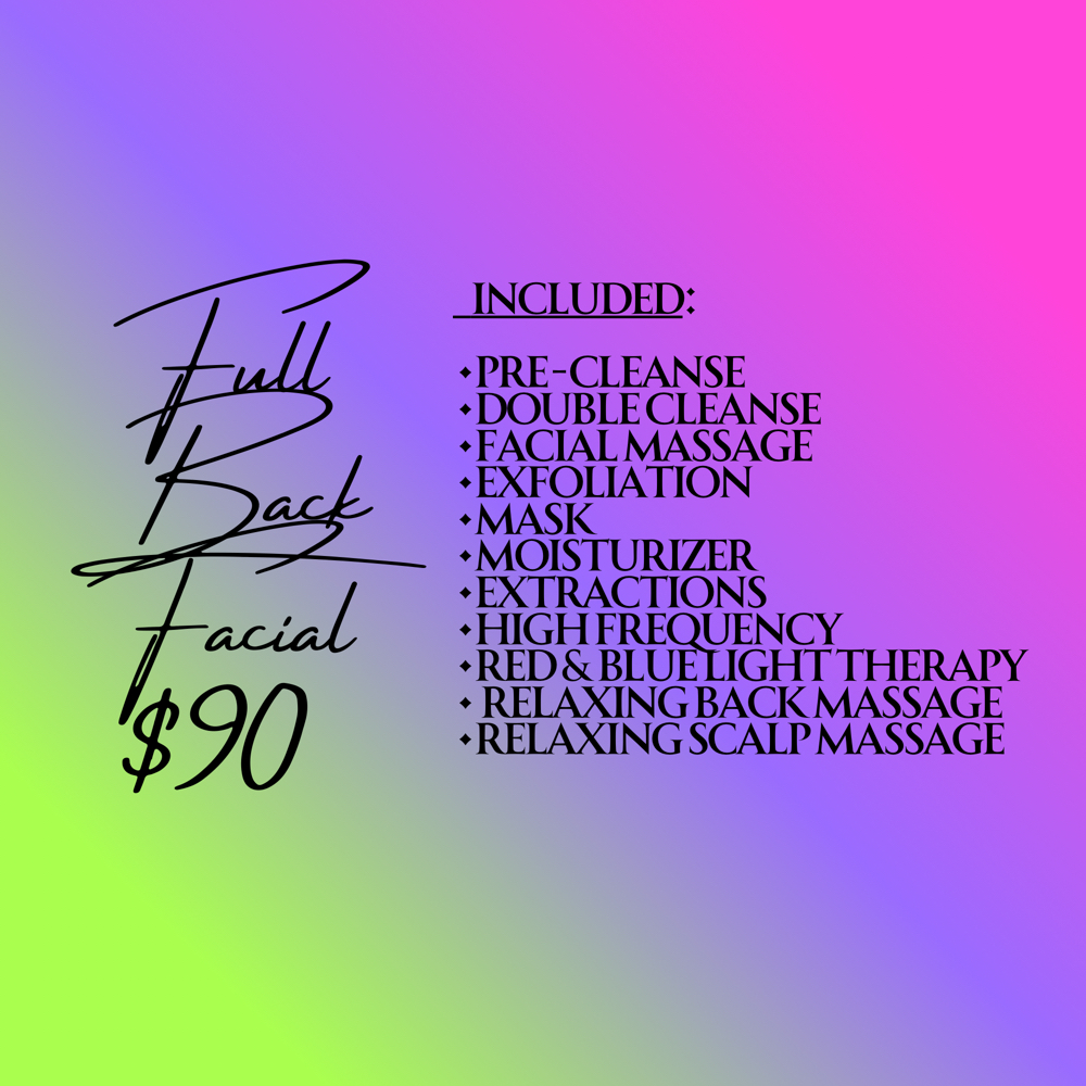 Full Back at Edna’s Treatment Room in Oklahoma City, OK