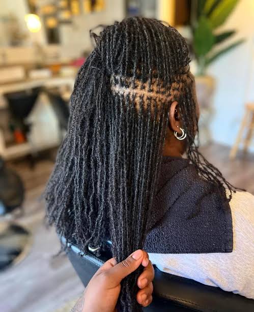 Sister Locs Or Michael Locs Retied at JD Braiding Embassy in Richmond, TX