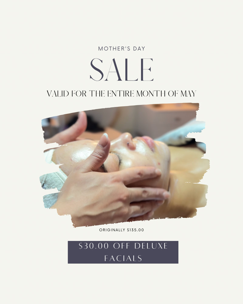 Mothers Day Deluxe Facial Special