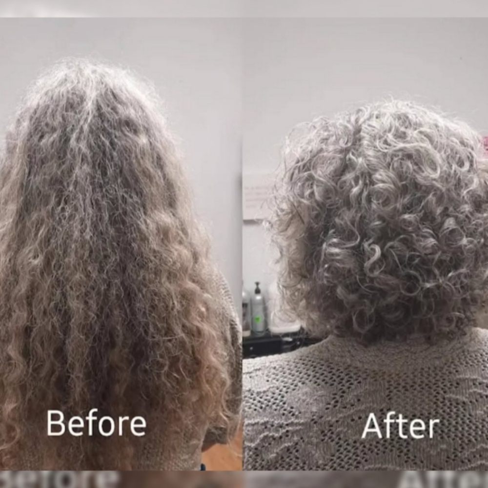 Shampoo, cut & style *Curly* at Chromatic Studios in Spring, TX