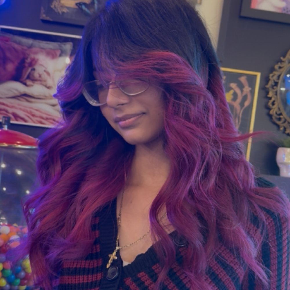 Balayge at Violet Visions in Claremont, CA