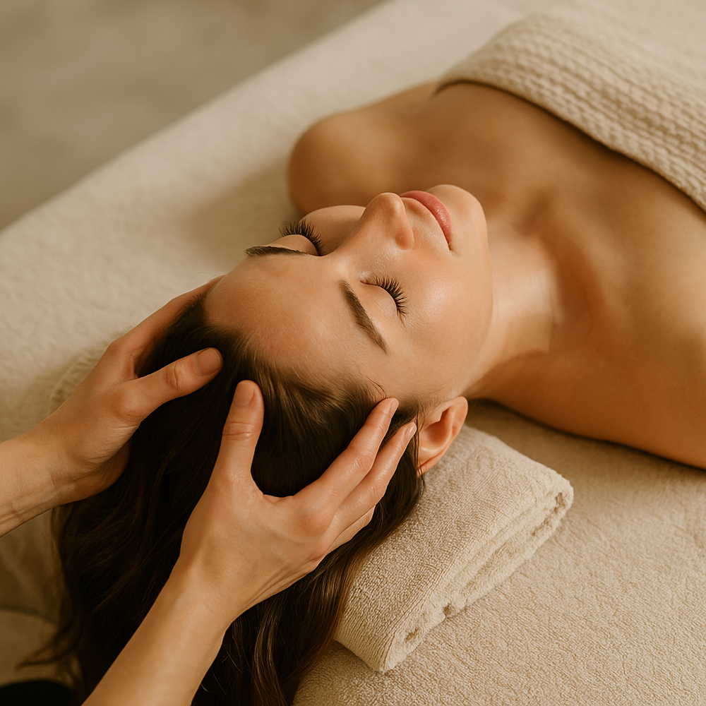 Aromatherapy Scalp Massage