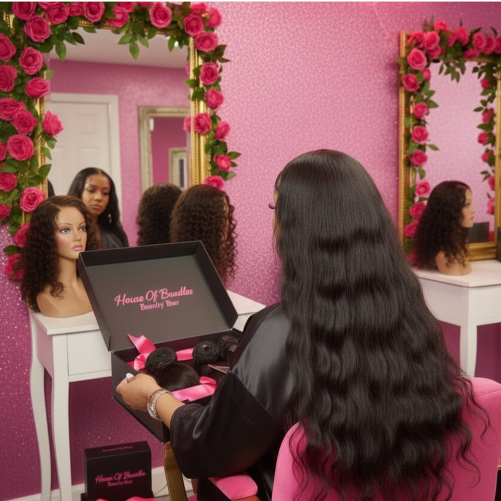 Luxe Velour Bonded Wefts at House of Bundles Beauty Bar in Dedham, MA