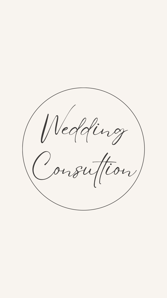 Wedding Consultation