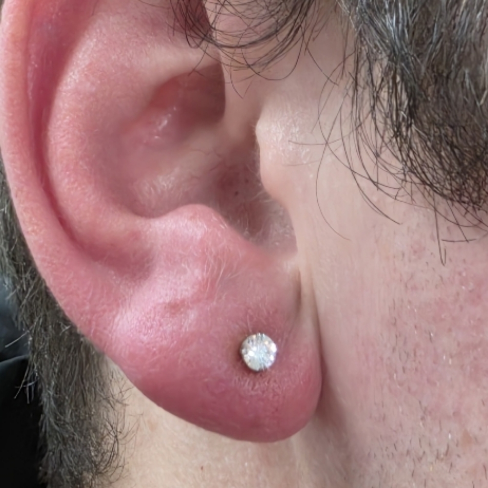 Earlobe (Singular) at The Skin Lounge in MARQUETTE, MI
