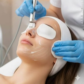 deep facial /facial profundo at Beauty Couture MedSpa in Austin, TX